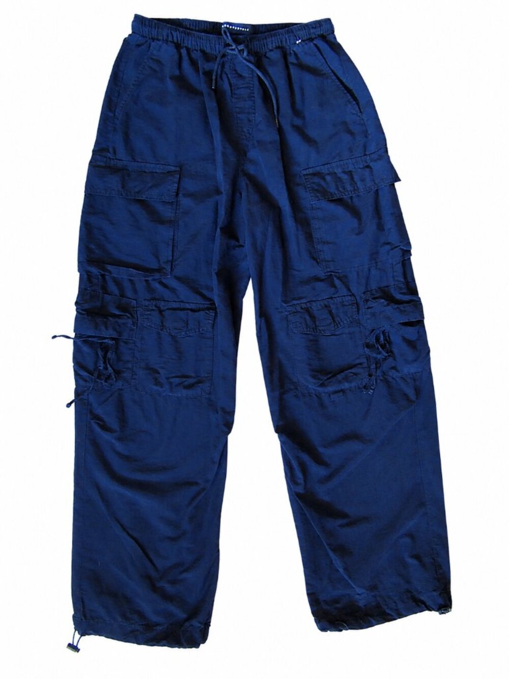 Aeropostale Black Parachute Cargo Pants Y2K | Small